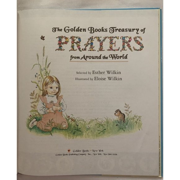 Golden Books Treasury of Prayers from Around the World Eloise and Esther Wilkin - Picture 4 of 7